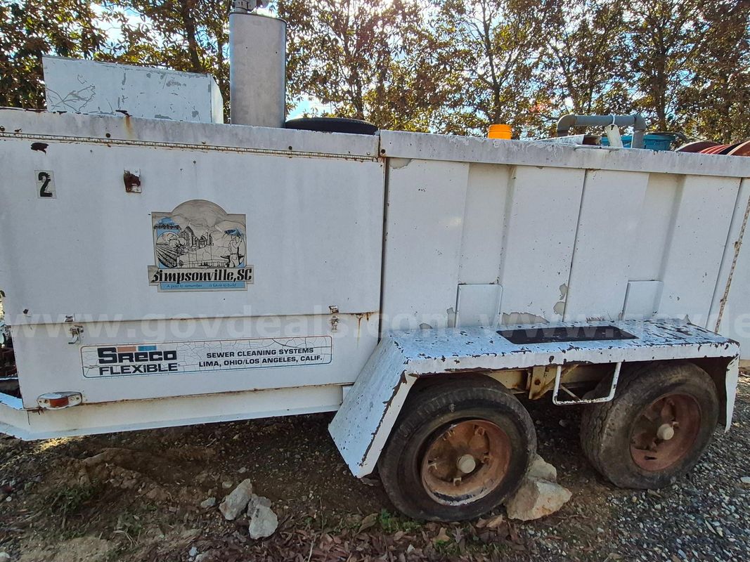 Sreco Flexible HV2060TR/L Sewer Jetter Trailer