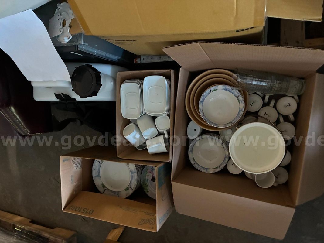 Lot of Assorted Plates, Cups and bowls