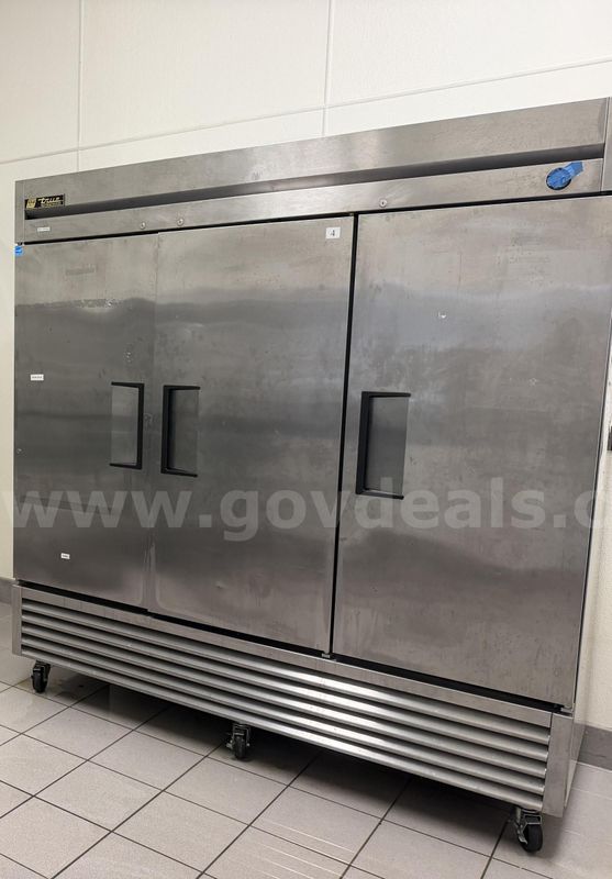True three door refrigerator