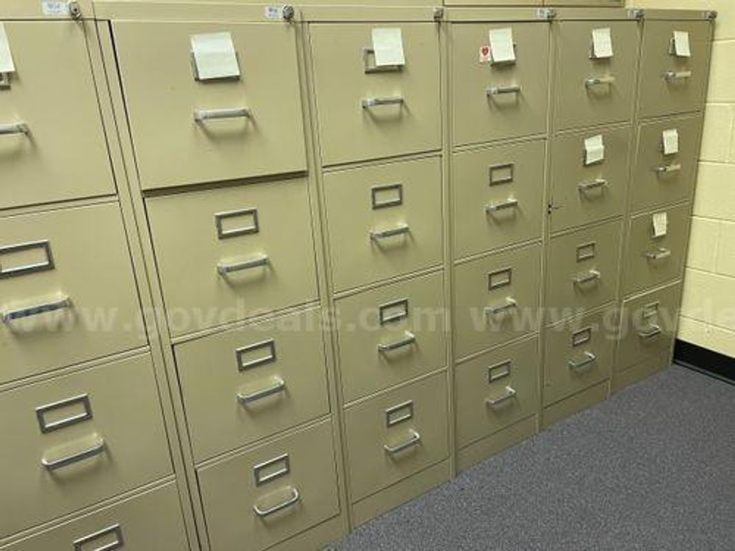 Metal 4-Drawer File Cabinets (223656 TM)