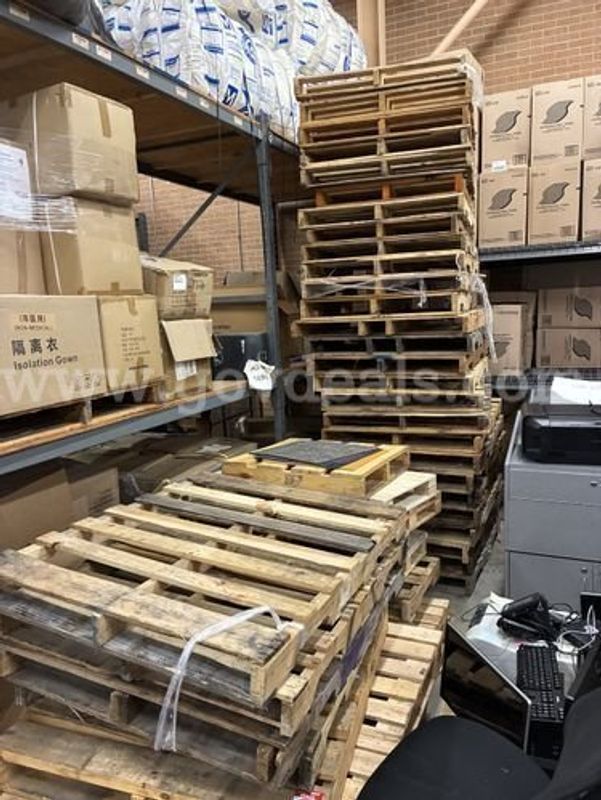 30 Wood Pallets and 9 Smaller Pallets (225486 DC)