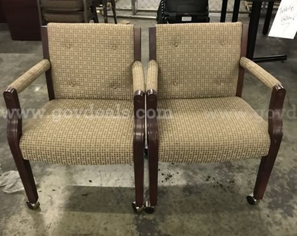 Bookcase & Rolling Chairs (224919 NM)