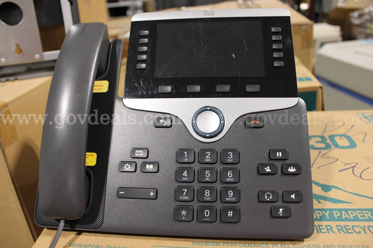 (408)Cisco 8861 IP Phones (Lot B)