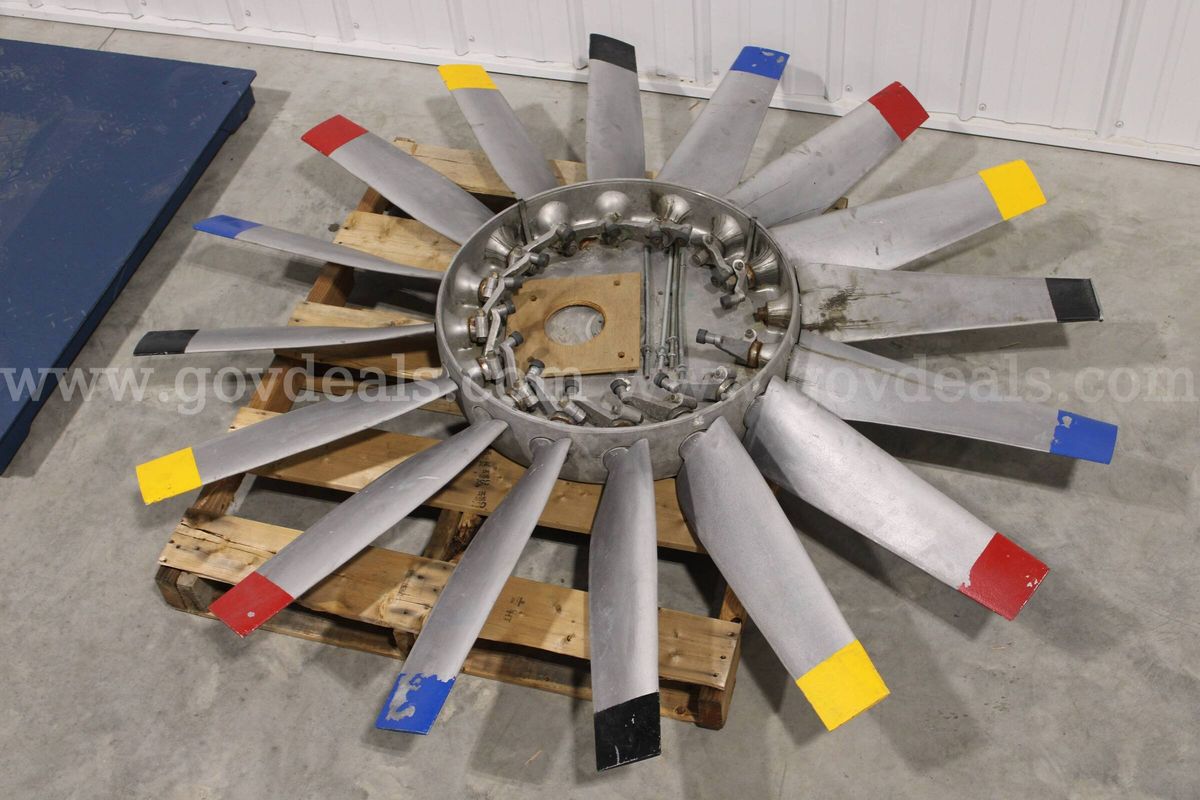 16-Blade Wind Tunnel Fan
