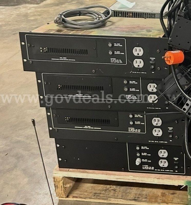 M/A-COM / GE / Ericsson MASTR II/III Site Equipment Power Supplies – Lot of 4