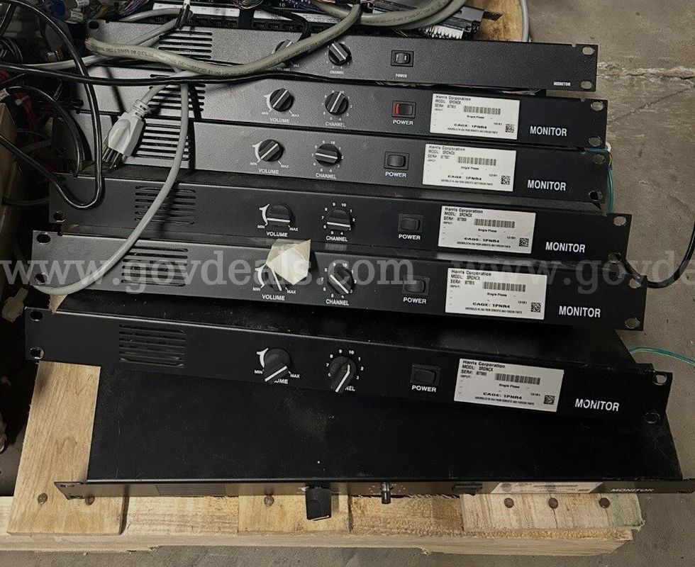 Harris SRDNCX Monitor Units – Lot of 6