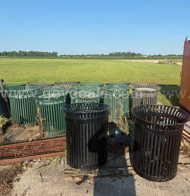 Metal Commercial Waste Cans