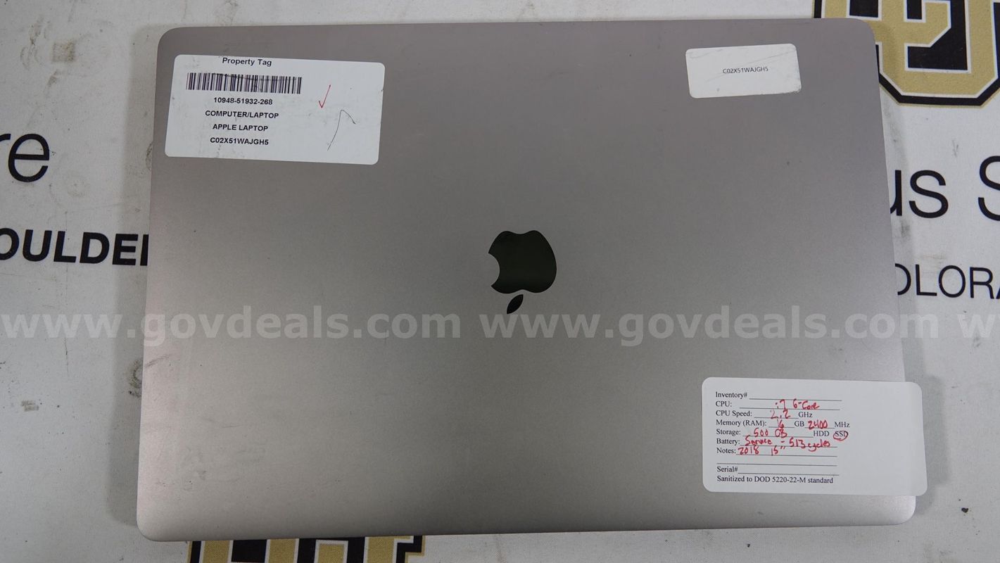 2018 Apple MacBook Pro 15"
