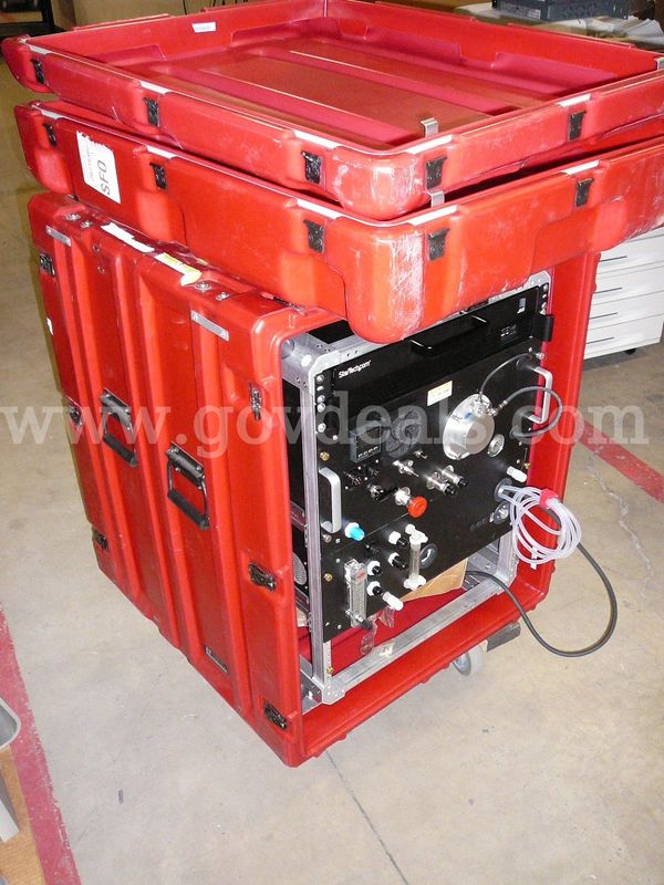 Sampling Console in Red Plastic Case