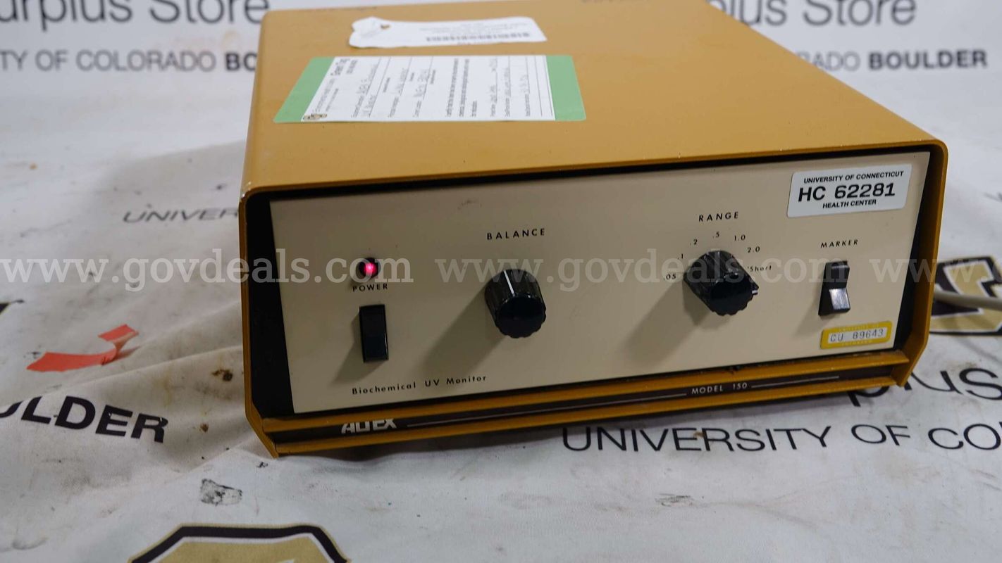 AUEX Biochemical UV Monitor Model 150