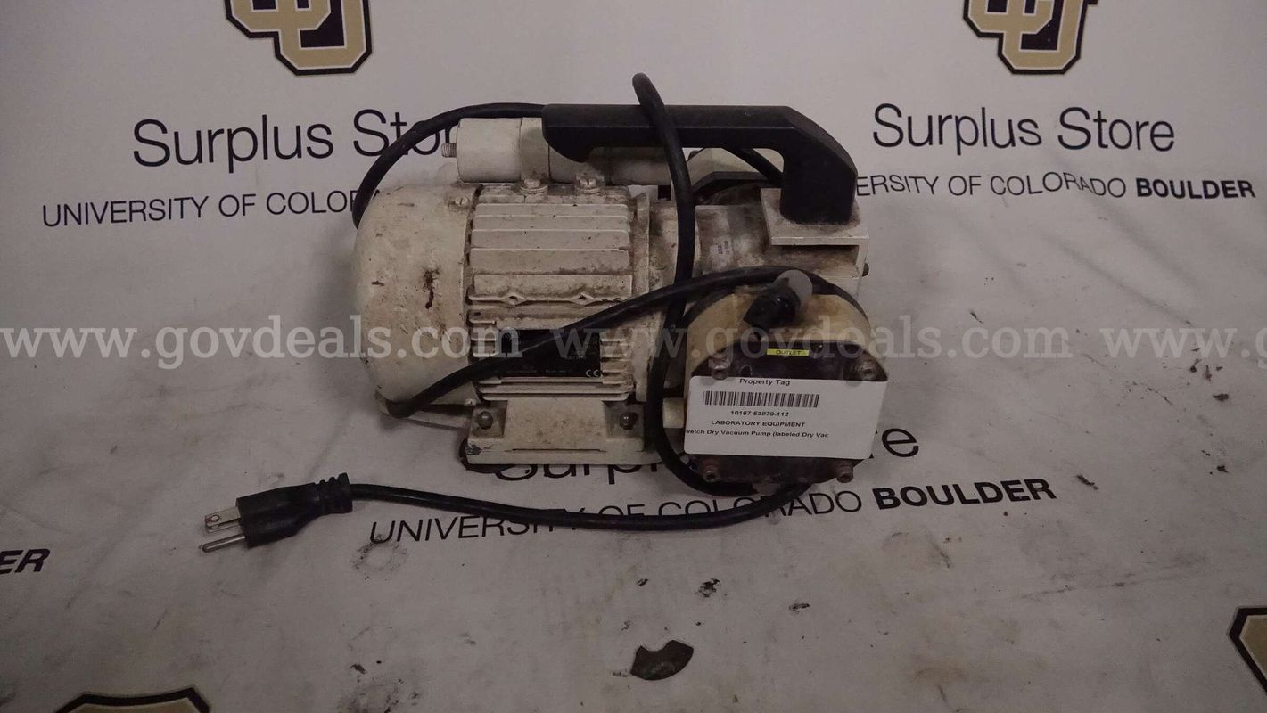 Welch Dry Vacuum Pump, AC 1 PH-MTR