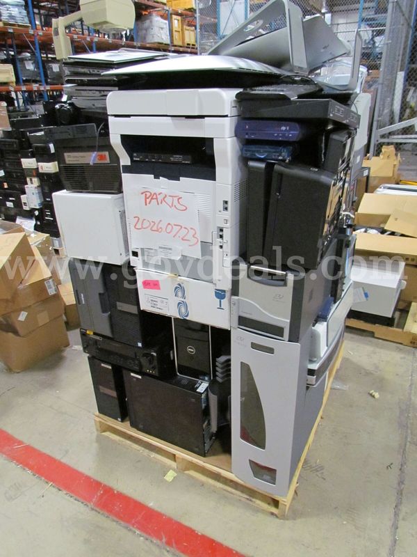 Pallet of Assorted Electronics FOR PARTS - 2026.07.23