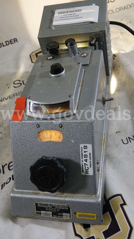 Klett-Summerson Photoelectric Colorimeter 800-3