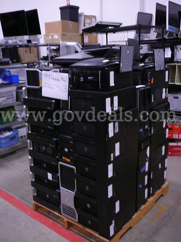 Pallet of 54 Assorted Desktop PCs