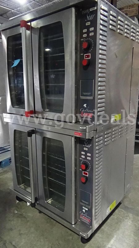 Lot of (2) Used Enviro Star Chef Series Lang Oven / 689134, 689133