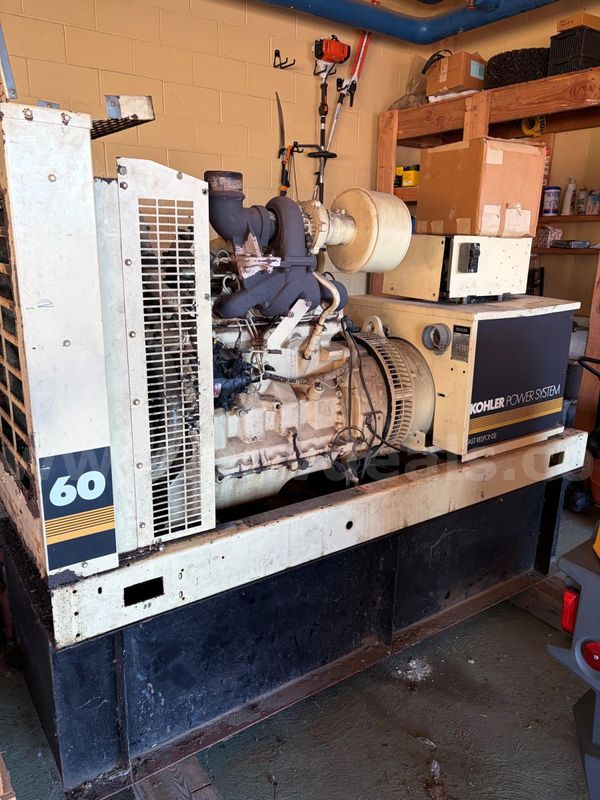 Kohler Generator 60 KW 60 HZ 120/208 120/240 277/480 3 Phase Model 60R07J6