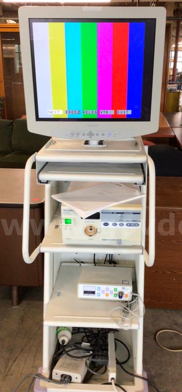 Olympus Endo Cart w/ OTV-SI & Medi-Capture