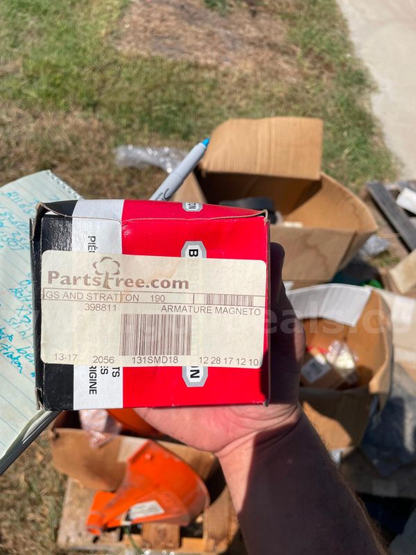 Pallet of Miscellaneous Mower & Tractor Parts