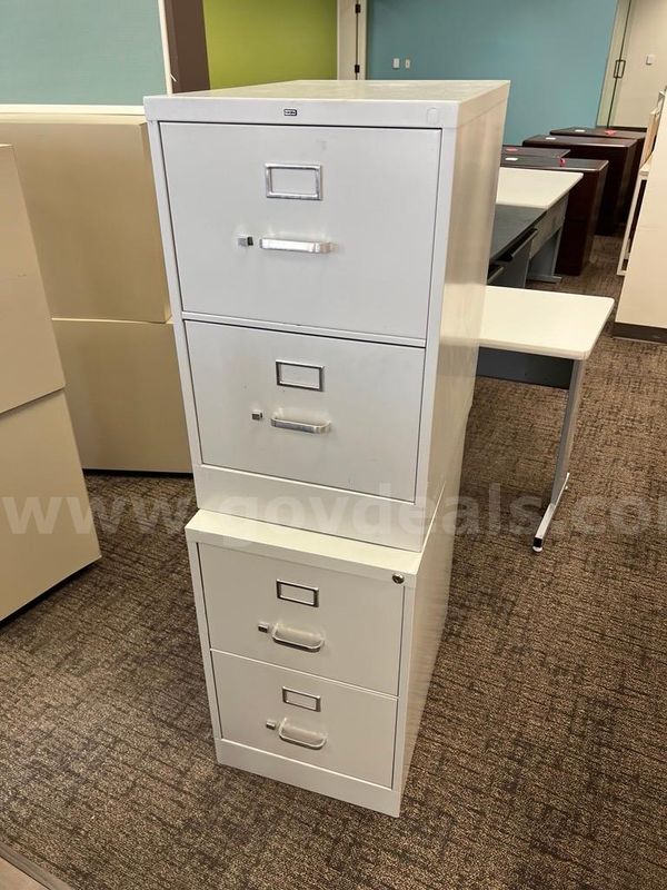 2-Drawer Metal Filing Cabinets (Lot of 2)