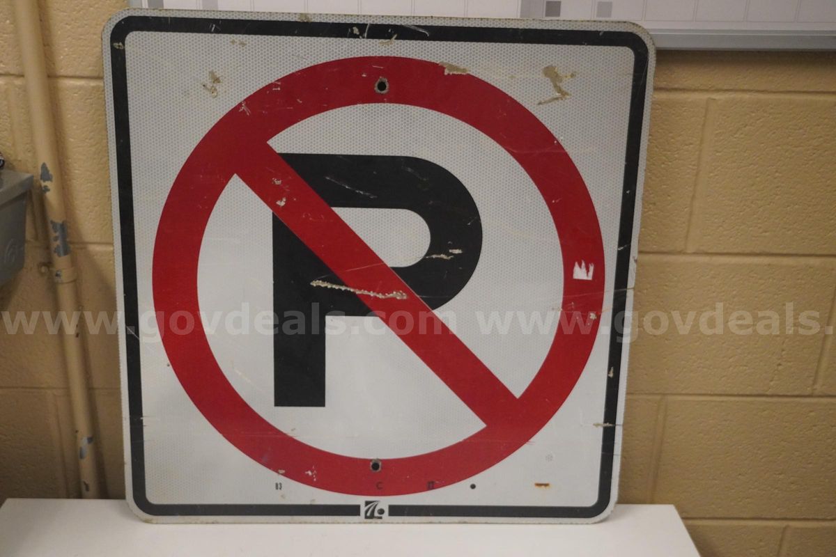 Large No Parking Sign