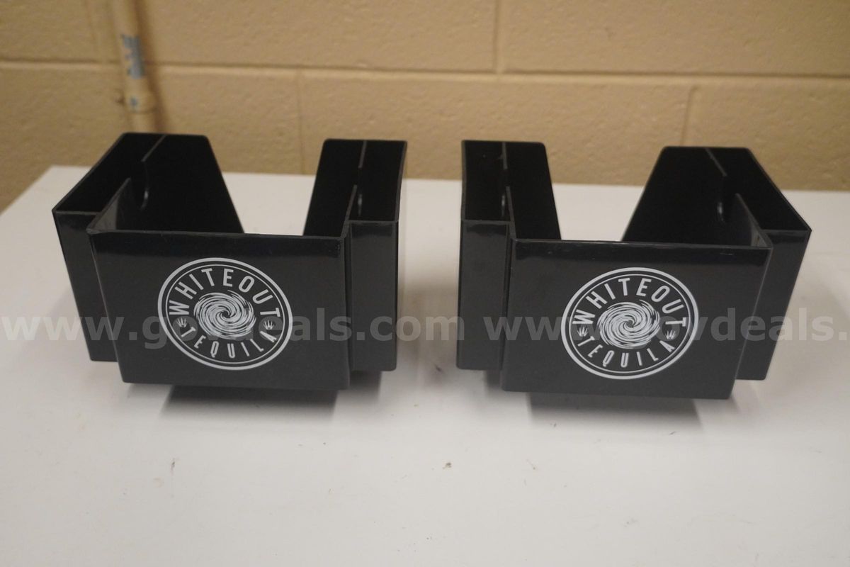 Pair of whiteout Tequila Napkin Holders