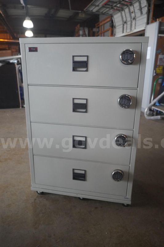 Fire King Signature Series 4 Drawer File Cabinet