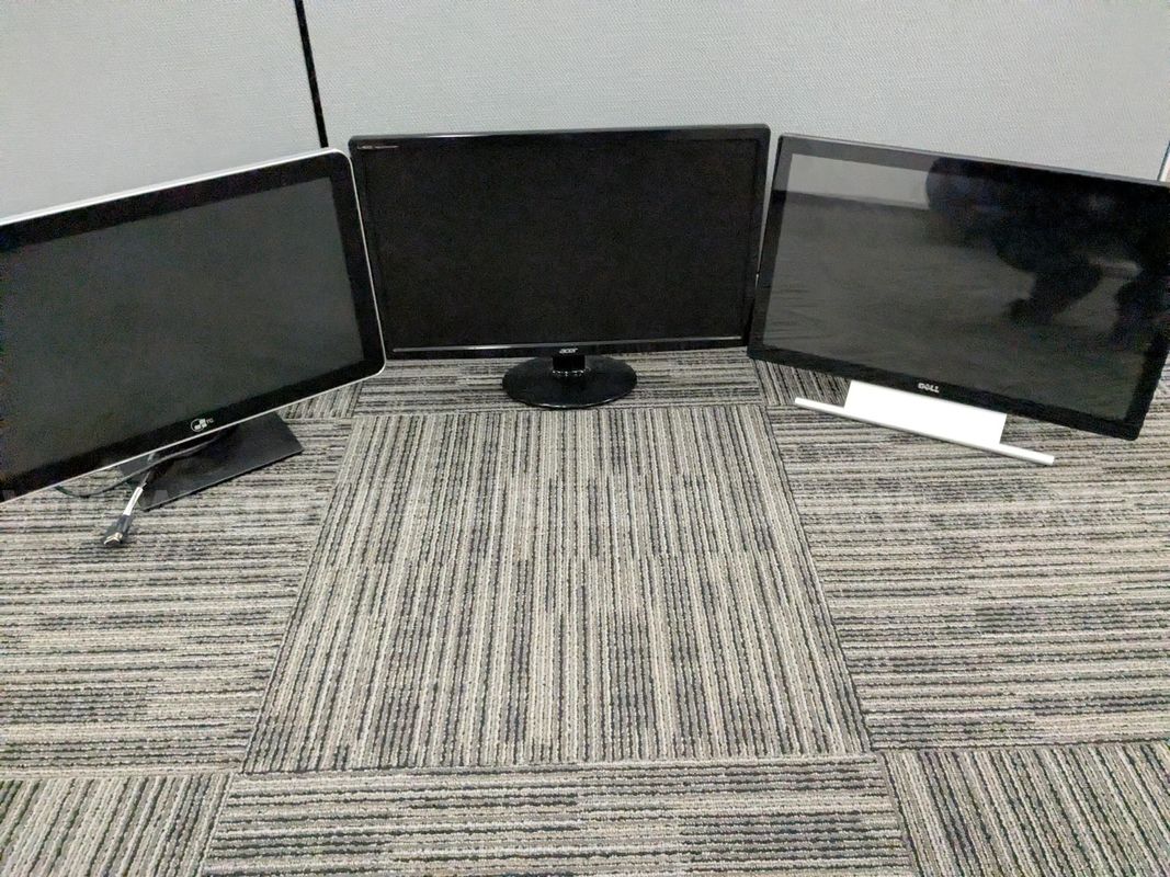 Lot of 3 Assortment of Monitors