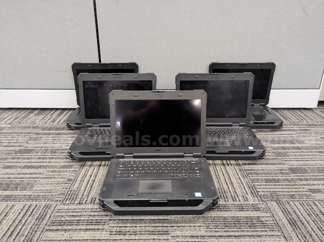 Lot of 5 RUGGED Dell Latitude 5424
