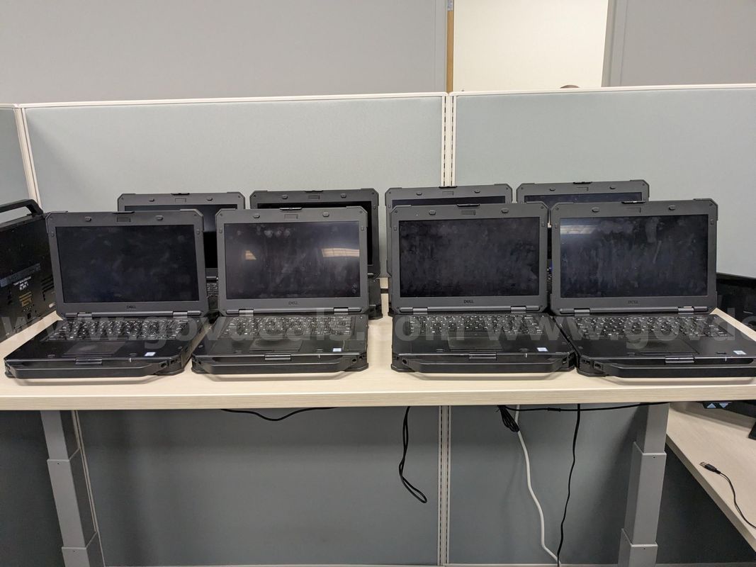 Lot of 9 Dell Latitude 5424 Rugged Laptops