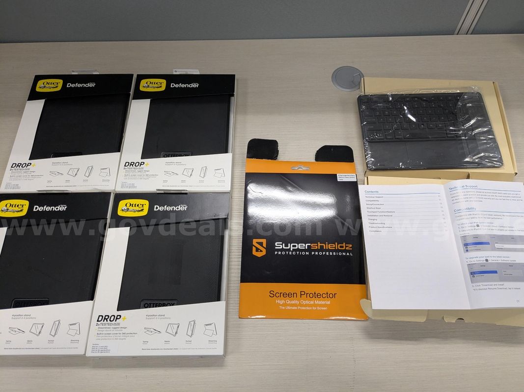 Lot of 8 Assortment of iPad Cases & Peripherals