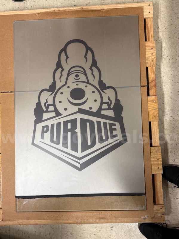 Purdue University Boilermakers Glass Door Window