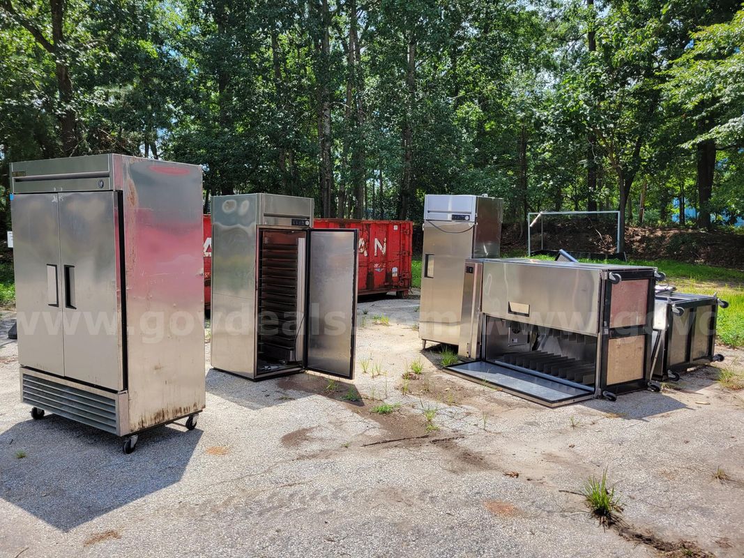 Lot of (5) commercial Refrigerators
