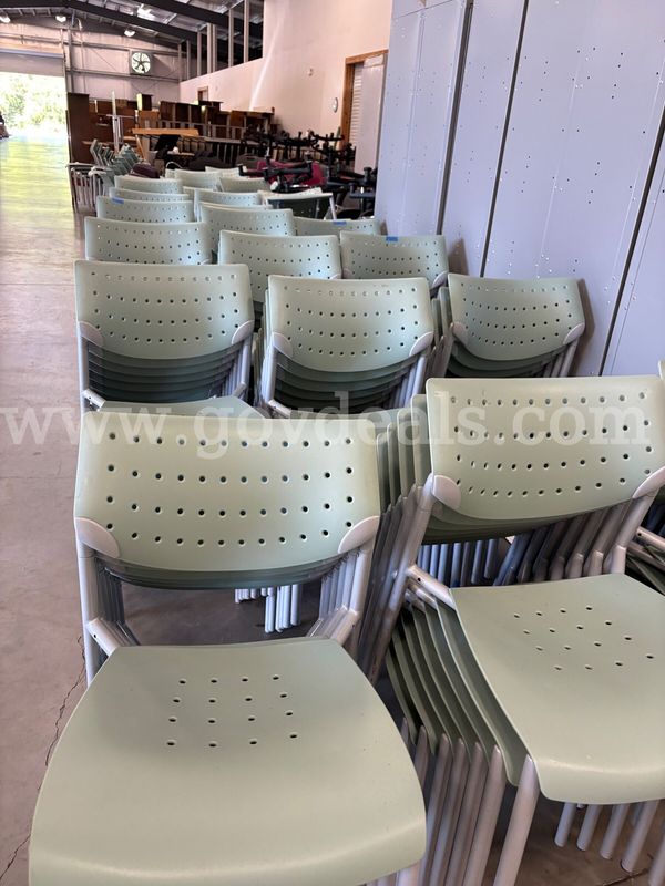 (130) Green Chairs