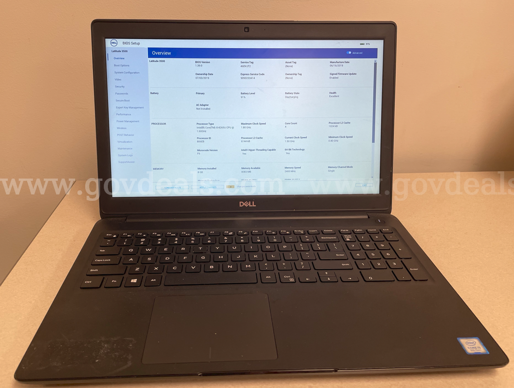 Dell Latitude 3500 Laptop
