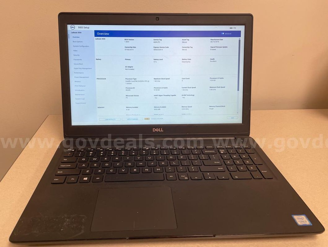 Dell Latitude 3500 Laptop