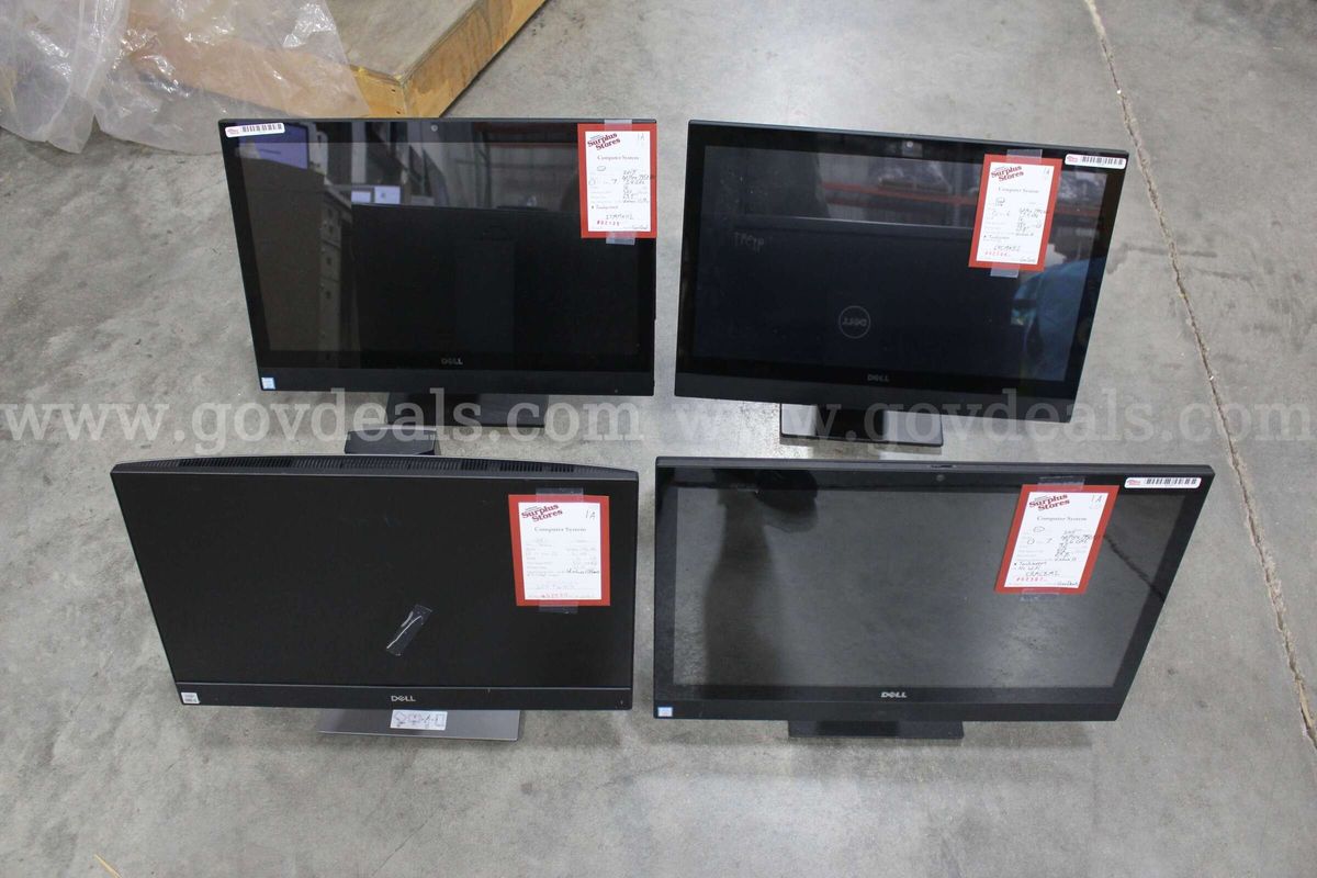 Lot of (4) Dell OptiPlex All-In-One Computers