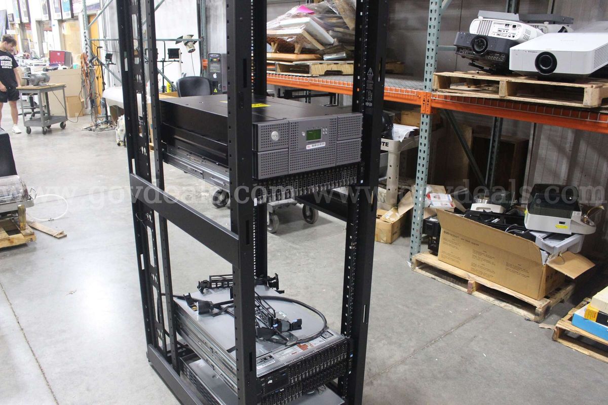 TrippLite Electronics Rack w/ Hard drive storage