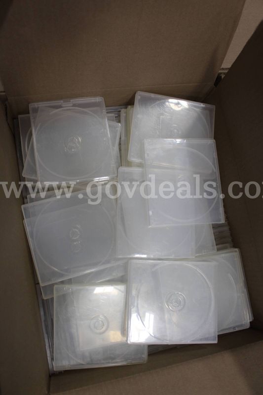 ~175 lbs. of Clear CD/DVD Cases