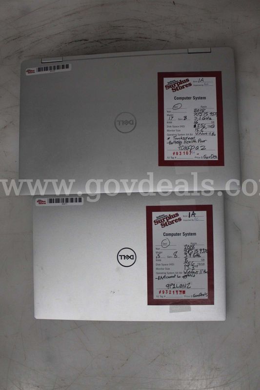 (2) 2018 Dell XPS Laptops