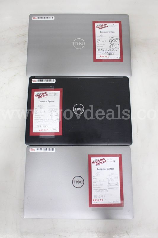 Lot of (3) Dell Latitude Laptops