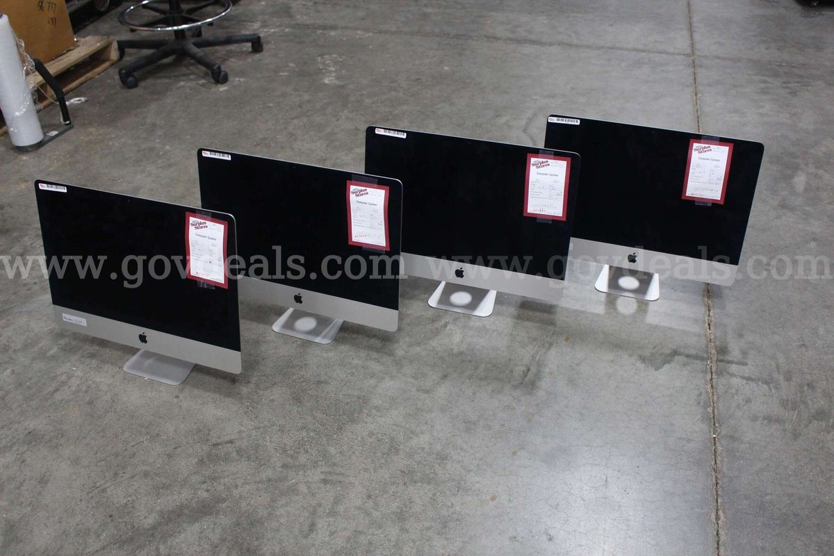 Lot of (4) Apple iMac All-In-One Computers