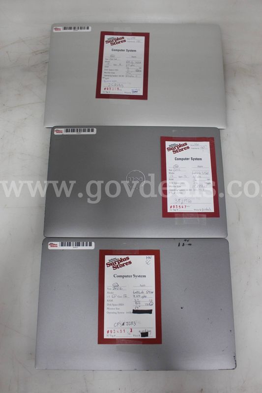 Lot of (3) Dell Laptops