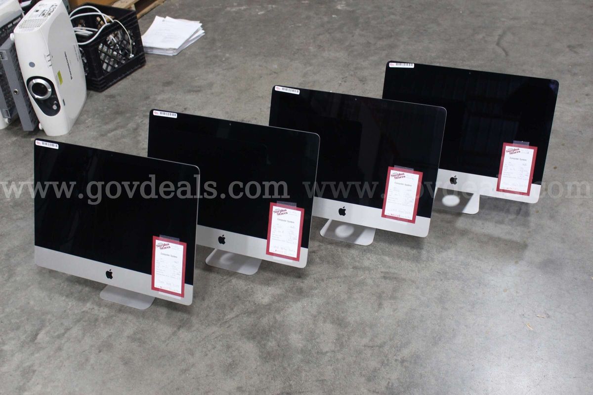 Lot of (4) 21.5" Apple iMac All-In-One Computers