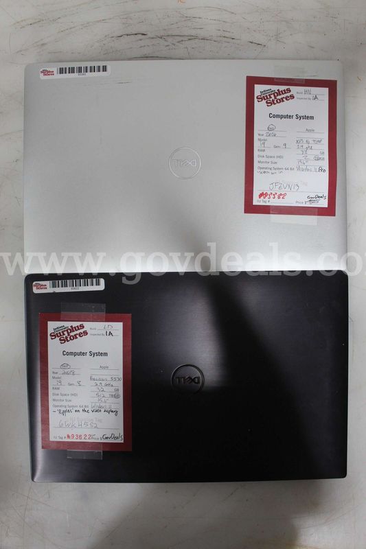 Lot of (2) Dell Laptops