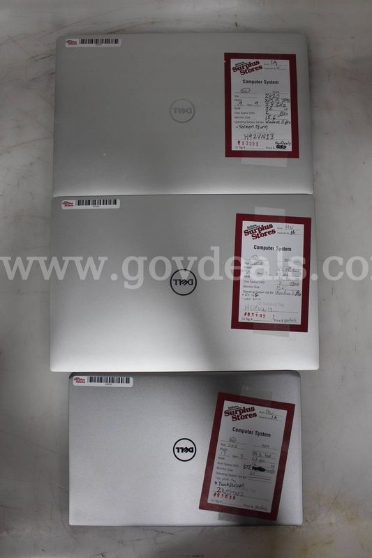 Lot of (3) Dell XPS Laptops