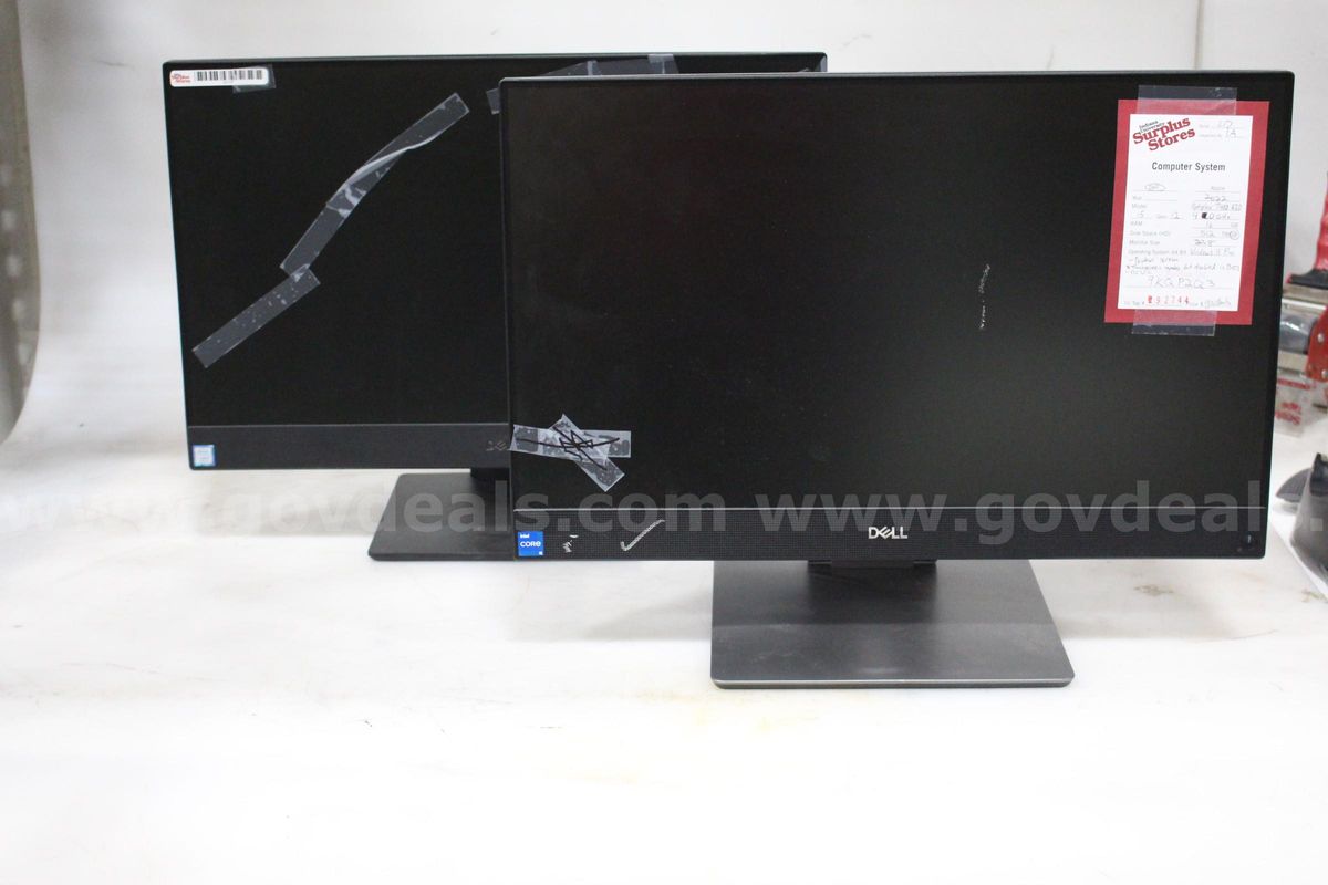 Lot: Dell Optiplex All In One Computers