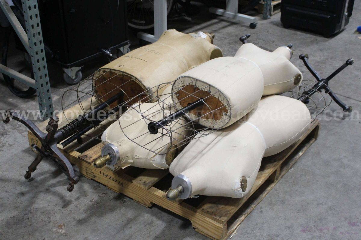 Lot of (4) Wolf Form Mannequins