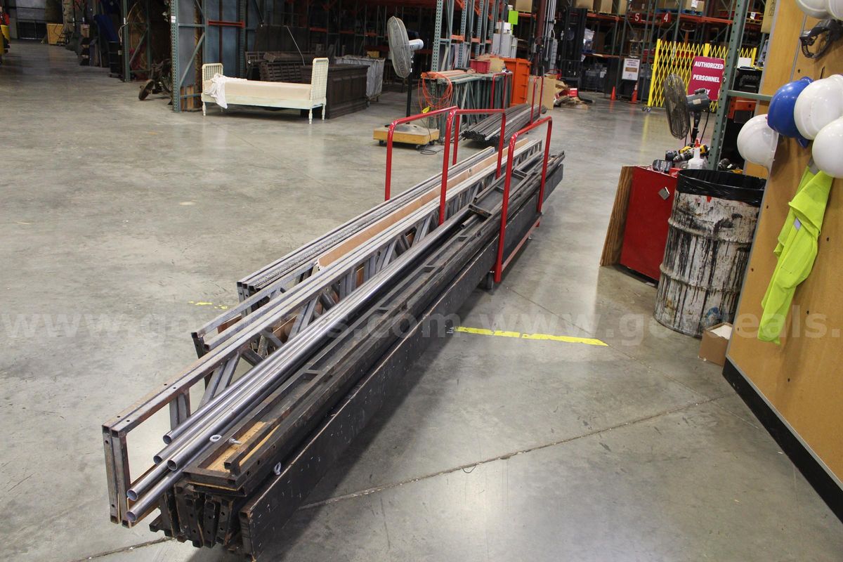 Lot contains (103) itemst of Scaffolding Frames and Over 1000 lbs of Pipe