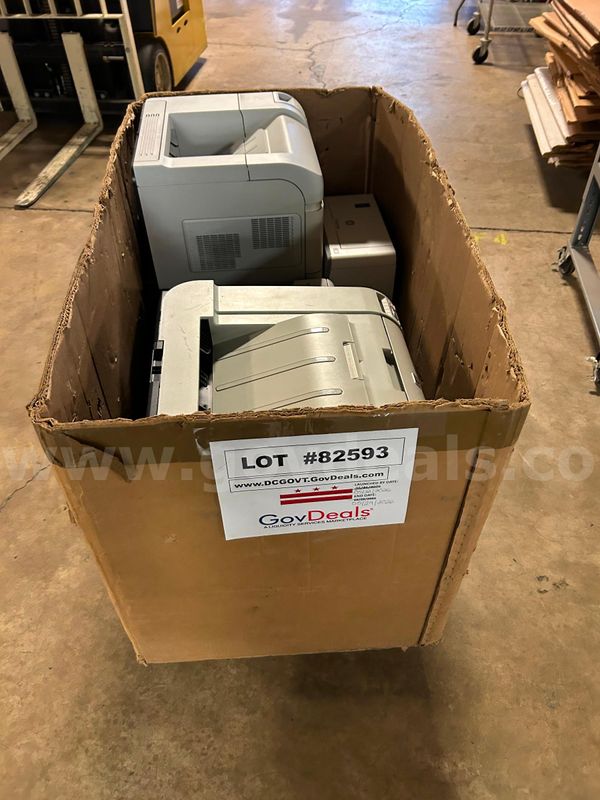 Lot of 6 HP LaserJet Printers