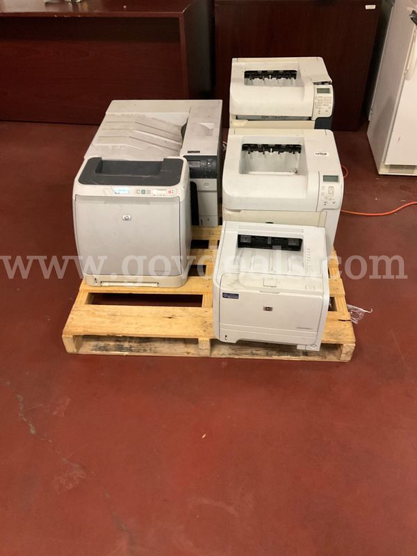Lot of 5 working HP LaserJet Printers